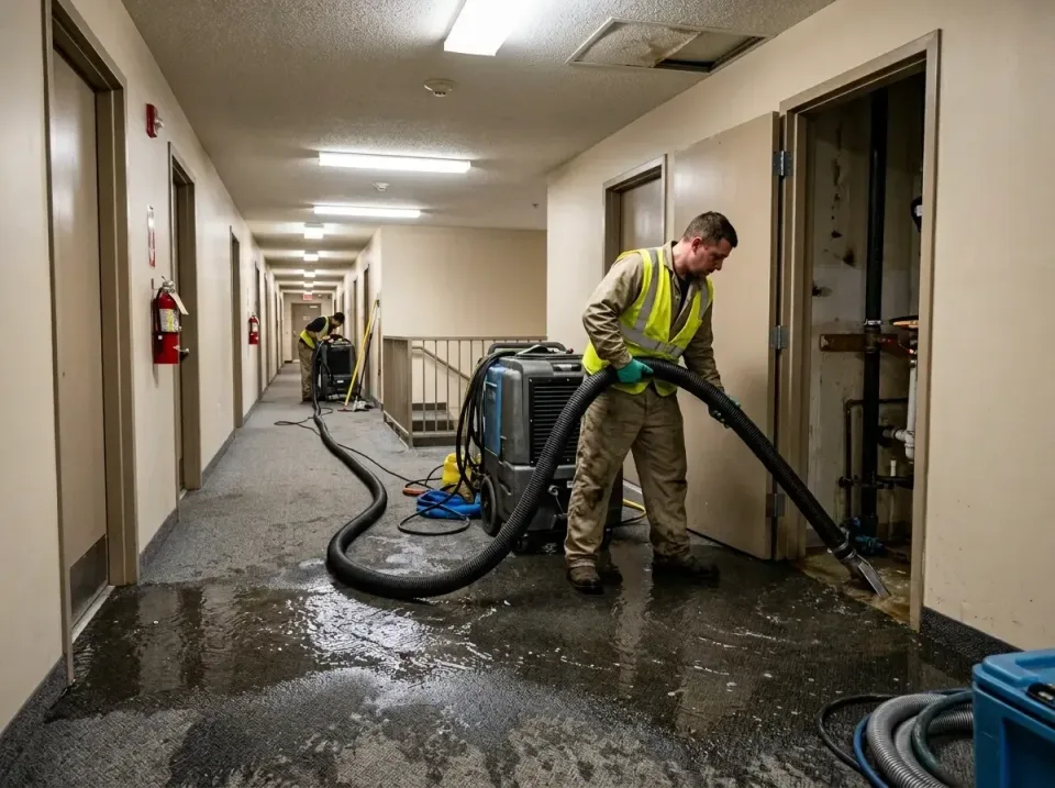 multi-unit-apartment-hallway-f-005 — frequently asked questions, Emergency Burst Pipe Water Extraction & Removal in Romeo, MI